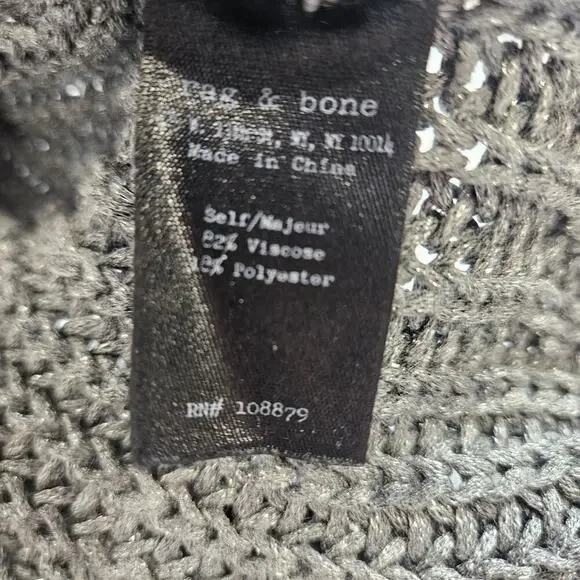 rag & bone Gray Crew Neck Sweater - Picture 6 of 8